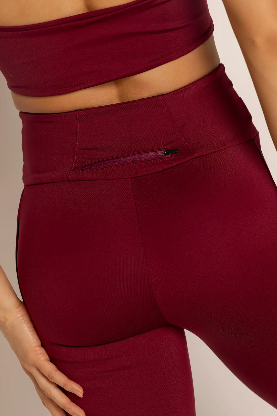 Leggings mantra merlot