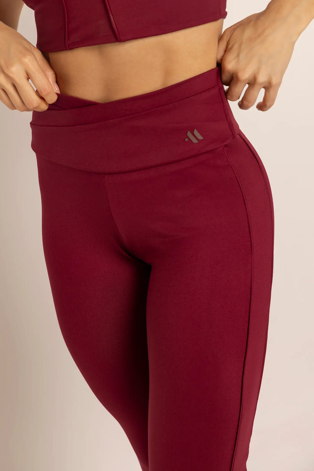 Leggings mantra merlot