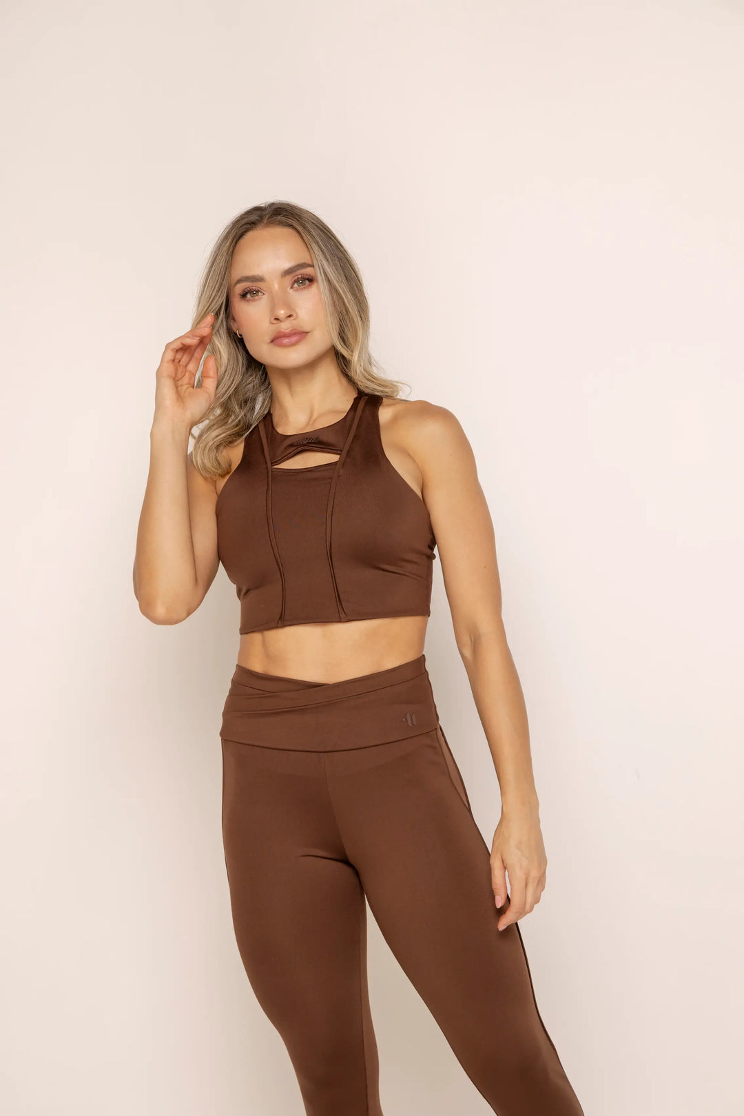 Leggings mantra chocolate