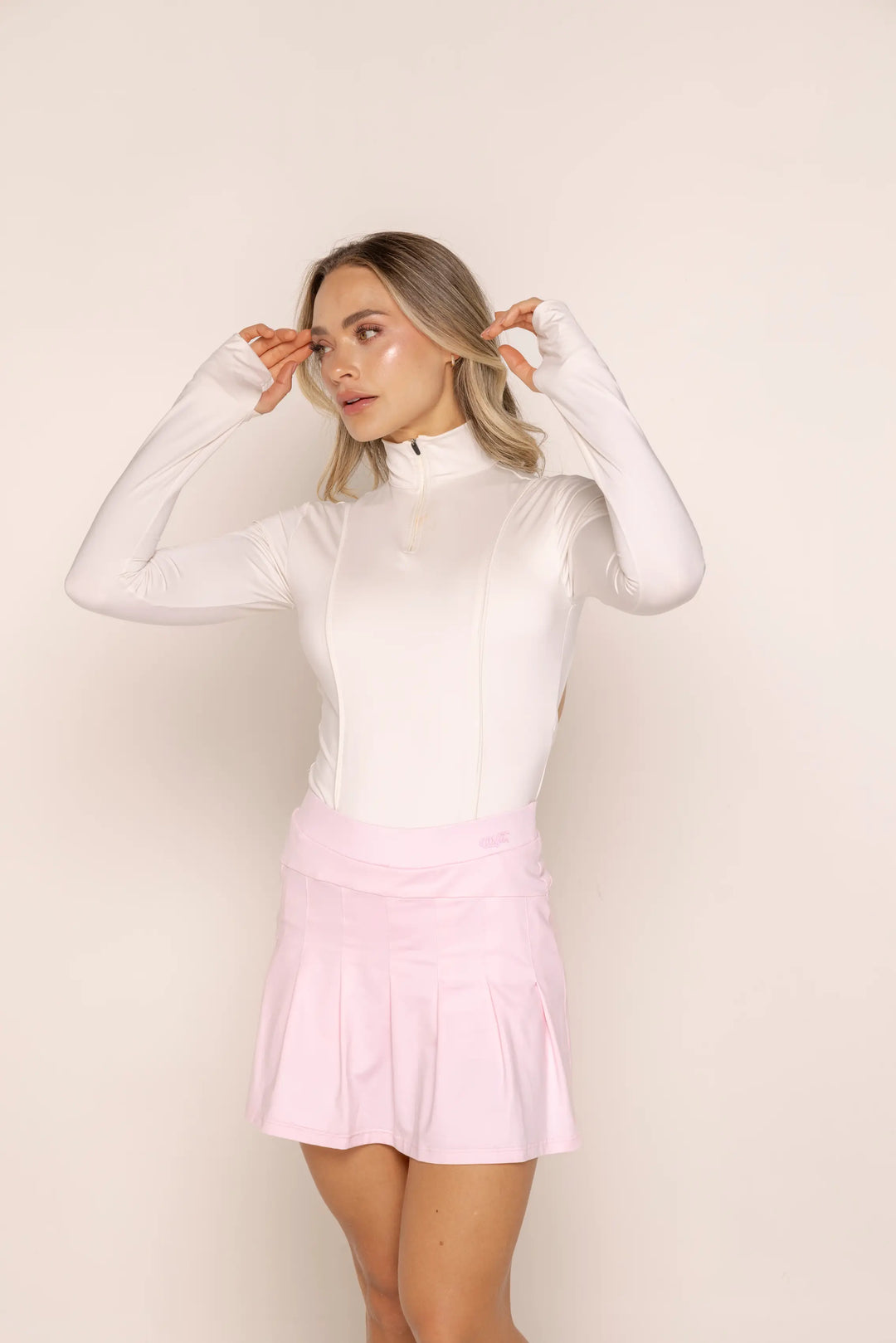 Falda brisa rosa