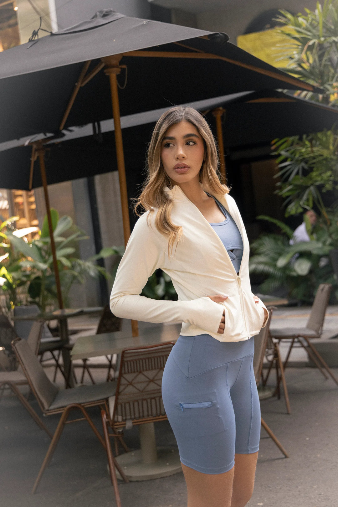 Chaqueta Aura Marfil