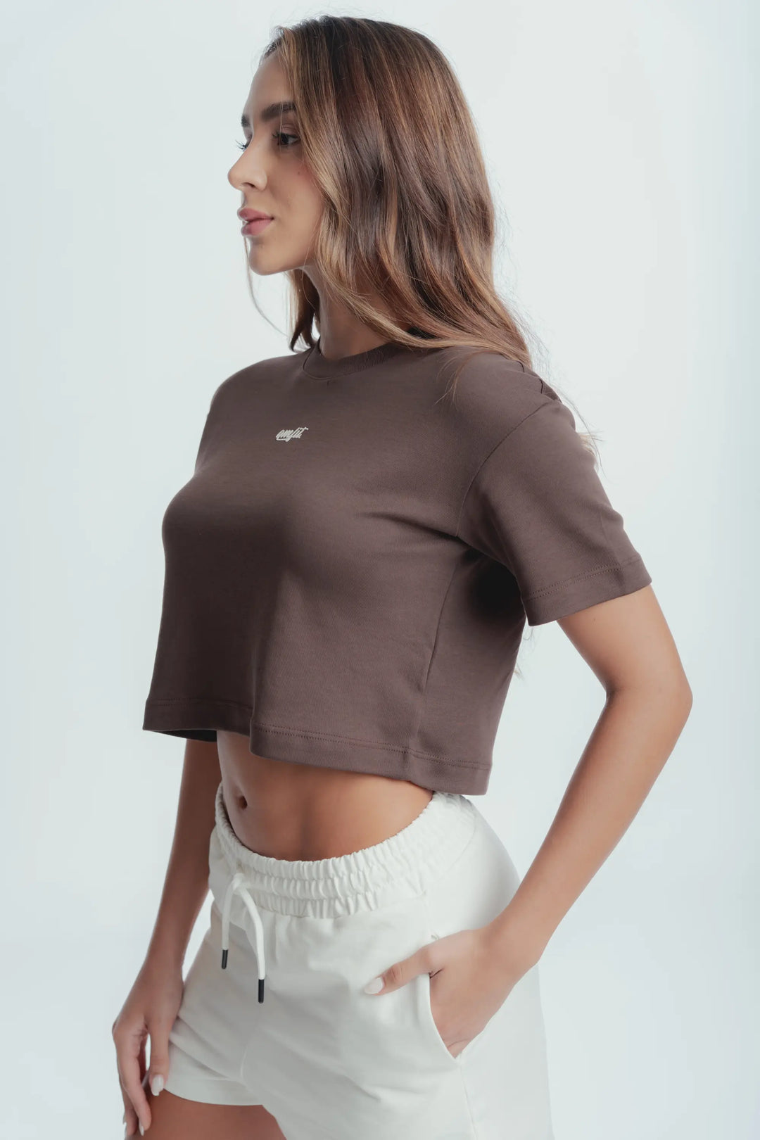 Crop top chocolate