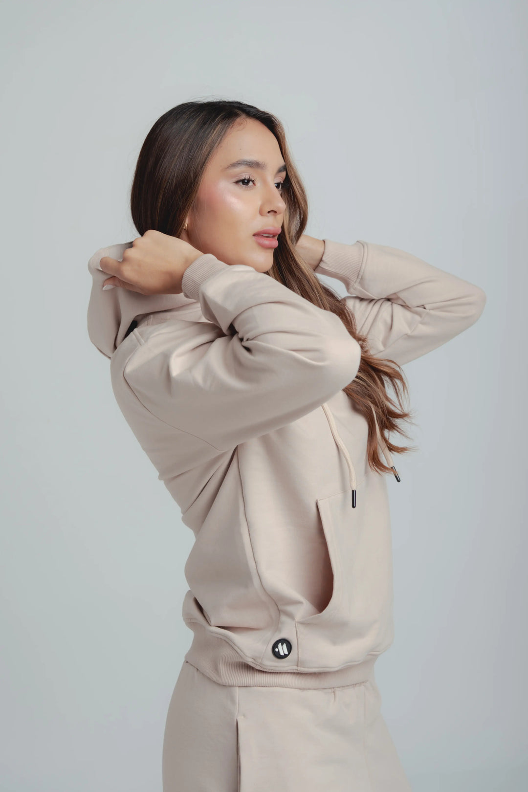 Hoodie camel